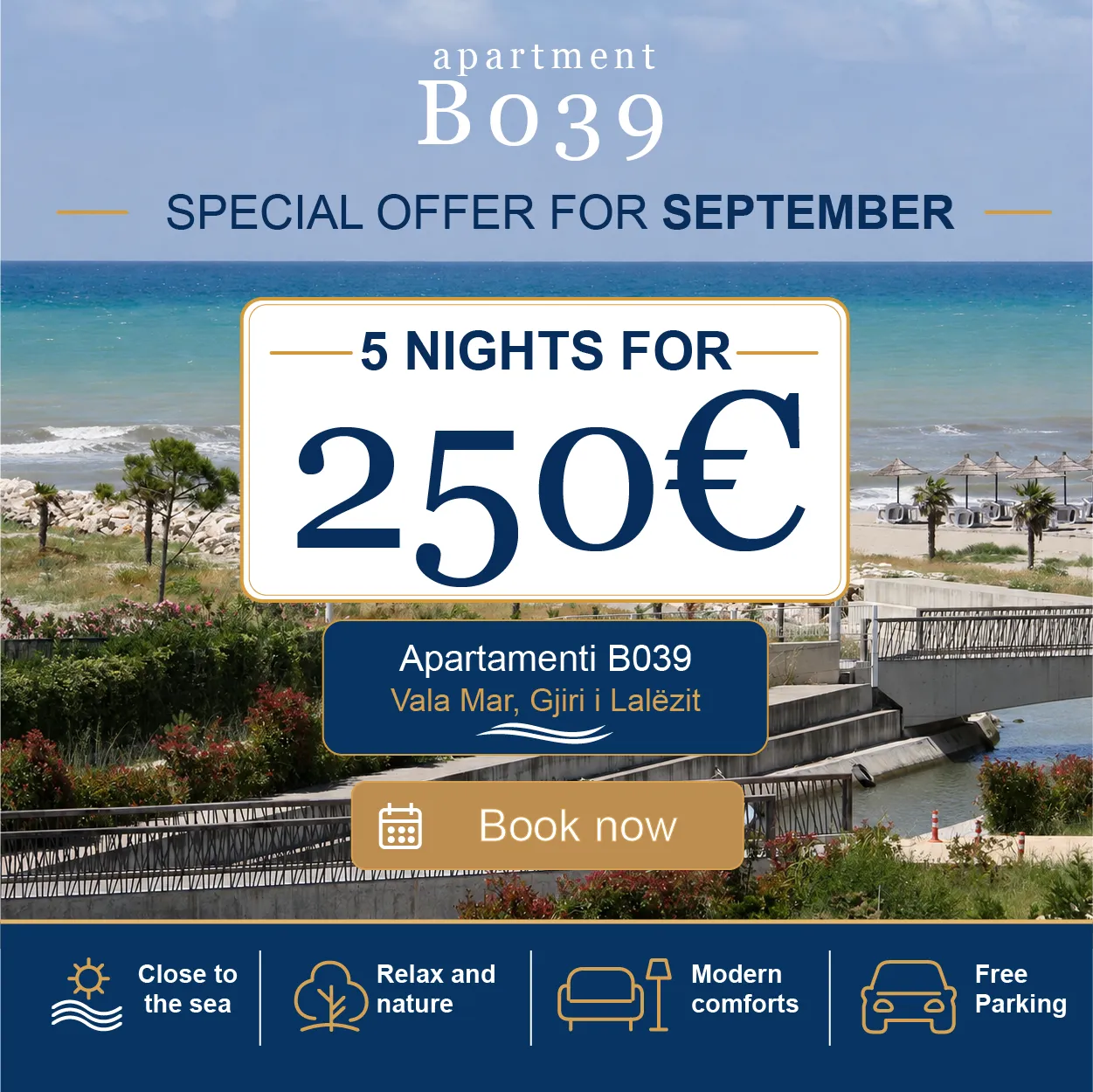 B039 Apartment monthly offer